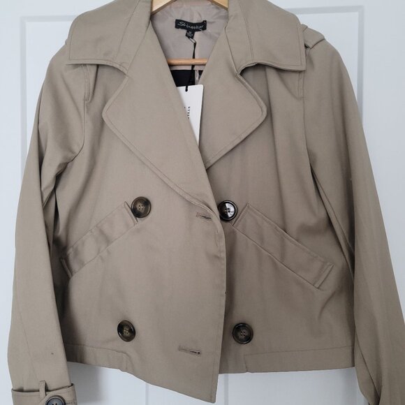 Shinestar Jackets & Blazers - Tan Button Coat
